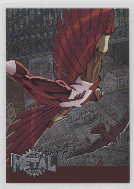 2015 Marvel Fleer Retro 1995 Fleer Metal Blaster Falcon #16 0kg8