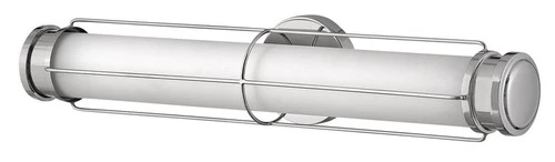 Hinkley Saylor 24" Wide Polished Nickel Modern LED Bath Light - Picture 5 of 10