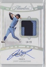 2024 Panini Flawless Signature Materials 18/25 Joey Loperfido #FSM-JL Auto 16wc