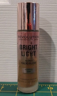 Revolution Bright Light 4-in-1 Face Glow - RADIANCE TAN - 0.77 fl.oz Sealed, New