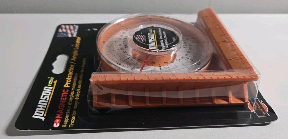 Johnson 700 Magnetic Protractor And Angle Locator Level & Tool - Image 3 of 4