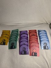 Vintage Memorex Floppy Discs Cool Disks 3.5" 2HD PC Formatted 29 Lot Nostalgia