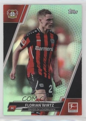 2021-22 Topps Bundesliga Aqua Foil 146/199 Florian Wirtz #125 0a16