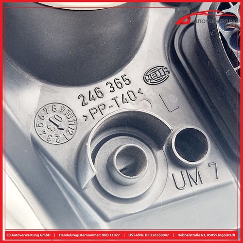 Hauptscheinwerfer links 246365 246367-03 SKODA FABIA (6Y2) 1.2 HELLA - Picture 6 of 8