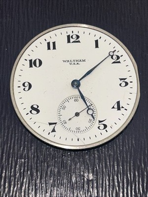 Uhrwerk Taschenuhr Waltham U.S.A A.W.W.Co. Primi 900