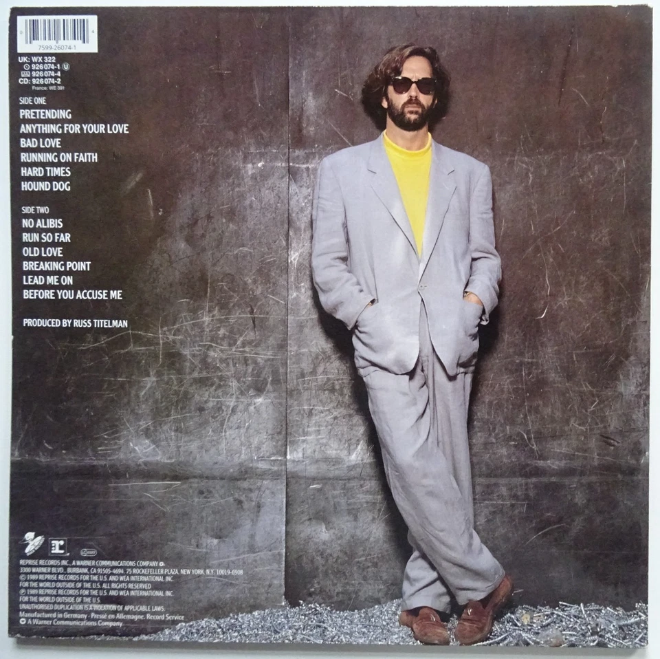 LP: Eric Clapton: Yourneyman (Duck Records – 926 074-1; mint-) - Bild 2 von 3
