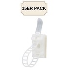 Kopp Selbstklebende Kabelklemmen Weiß Kabelhalter Kabelclip Kabelmanagement 15ER