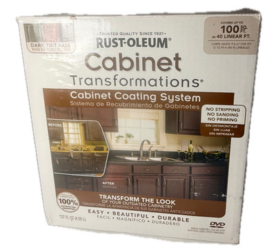 RUST-OLEUM 258240 Dark Tint Base Cabinet Coating Kit (Harvest Color) Paint Kit