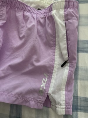 2XU Athletic Active Run Gym Hike Purple Workout SHoRTs Women s Sz SMALL