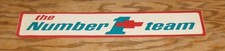 Vintage Original Chevrolet 1 Team Bumper Sticker Decal