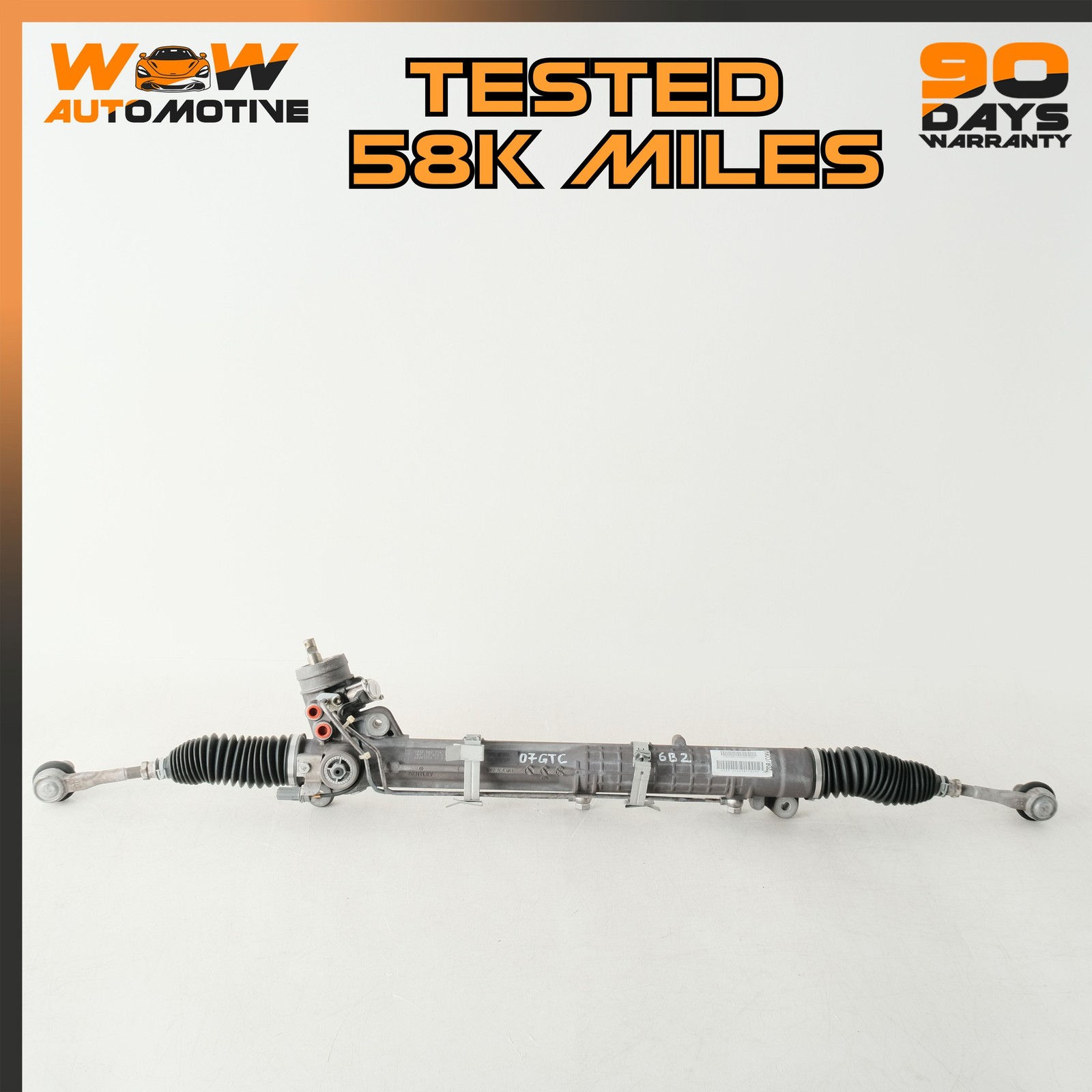 07-11  BENTLEY CONTINENTAL GTC POWER STEERING RACK PINION ASSEMBLY 3W1422071B OE