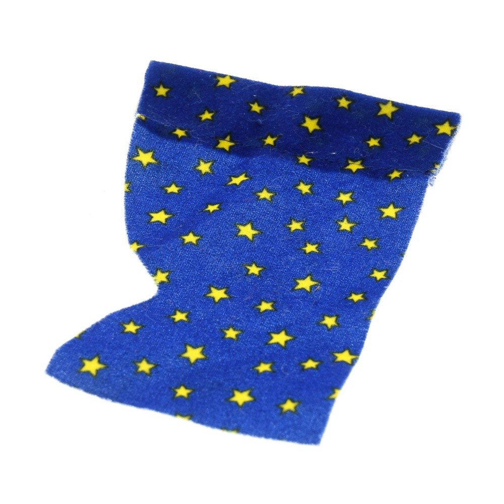 1X Lego Duplo Fabric Curtain Blue Stars Right Circus 5593 4524266 Dupcloth07R