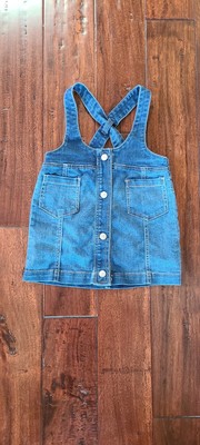 7 for All Mankind Overalls  Denim Jumper Dress 24 Months Girl's Denim