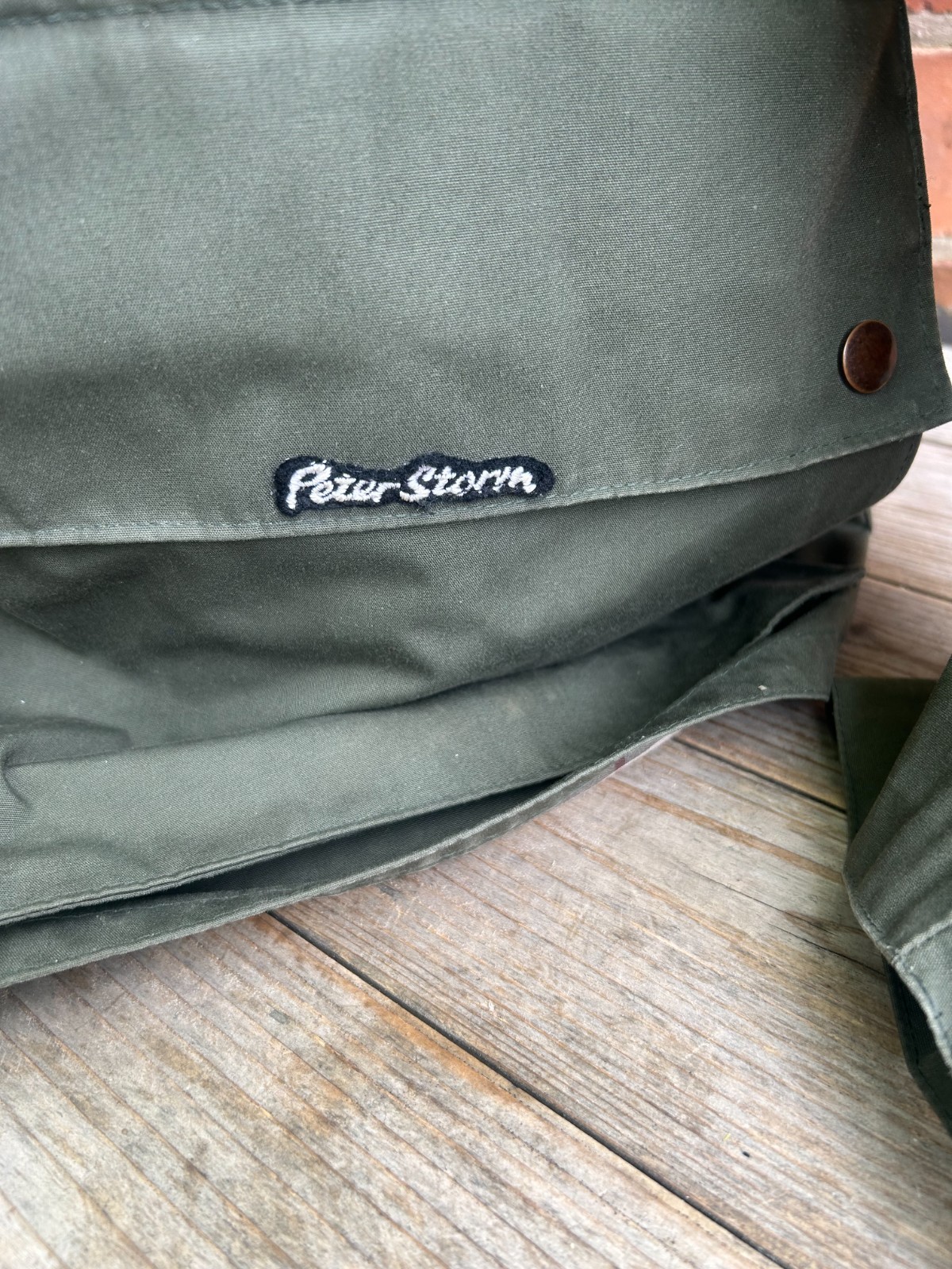 men 90s PETER STORM w/p poplin jacket - size M great condition & rare ! image 3