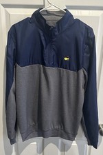 Masters Tech 1/4 Zip Shirt - Mens Blue Golf A...