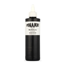 Dynamic Color Black Tattoo Ink Made in USA Since 1990 8 oz Sterilized and lot