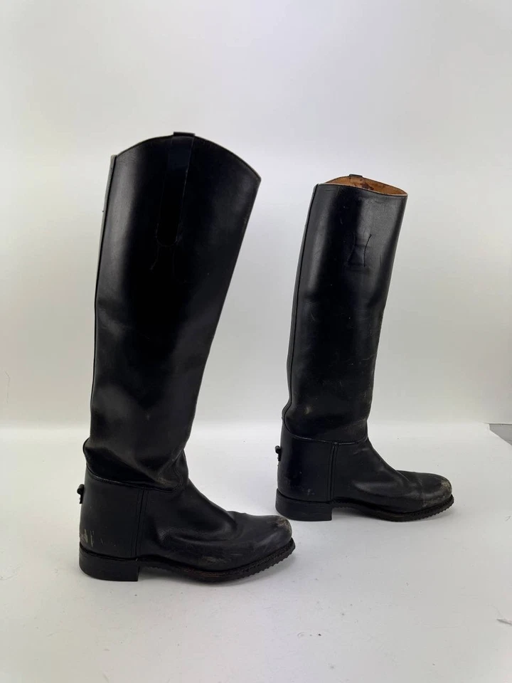 Botas de equitación inglesas ecuestres de cuero negras altas Dehners para mujer 6,5 18131 Foto 3 de 4