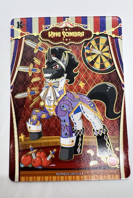 KAYOU My Little Pony 2026 King Sombra Insert Trading Card MLPME03-LSR-032L4