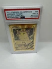 Pokemon 2021 Celebrations Pikachu #58 GOLD PSA 9 & Auto PSA 10 Veronica Taylor
