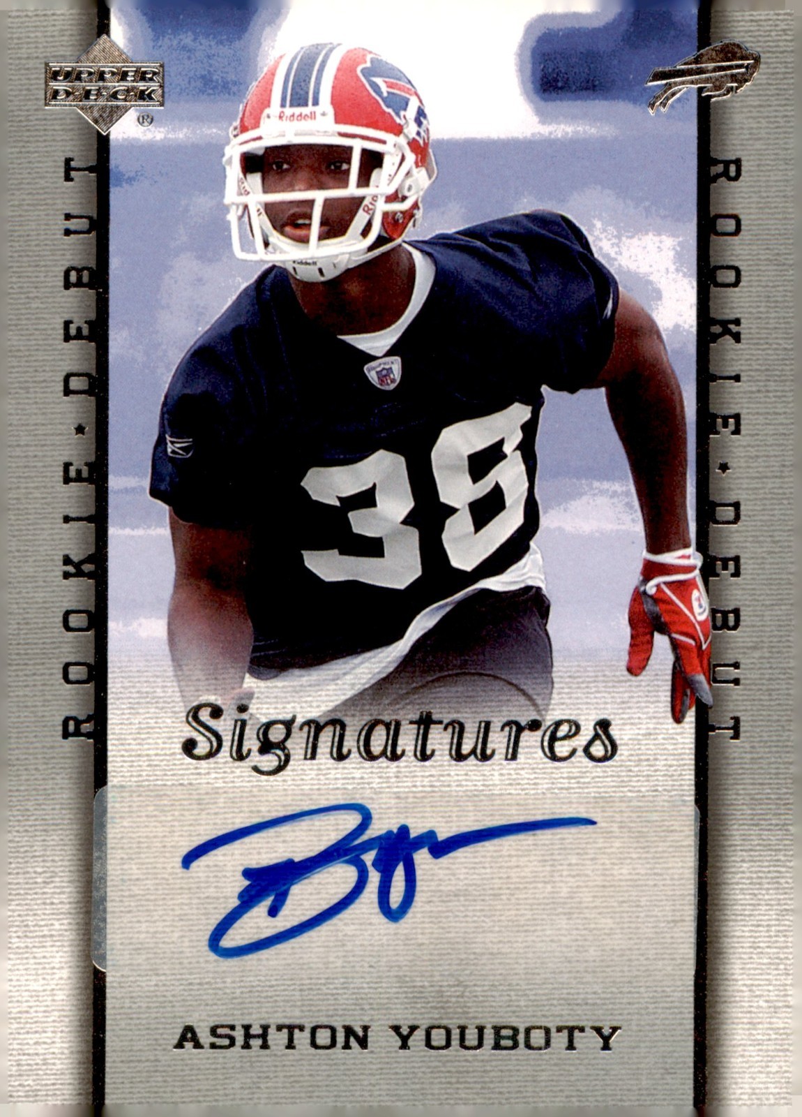 Ashton Youboty Upper Deck Rookie Debut #203 Autograph