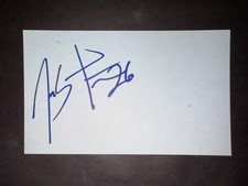 Jake Petricka, WHITE SOX (2013 Debut) SIGNED 3x5 Index Card (HS)