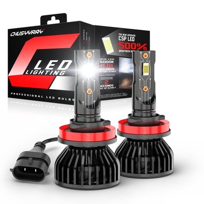 For Ford Fusion 2006-2007 2016 Cool White 6000K LED Headlight Bulbs Hi/Lo Beam