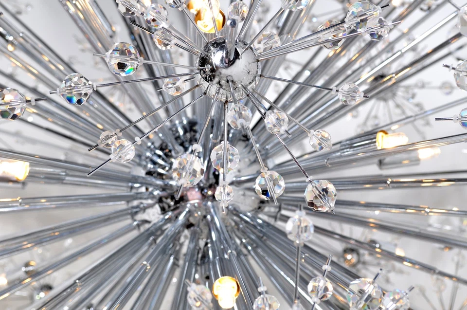 Lámpara de araña Maxim 39745 Starfire 22"W 11 luces - cromada Foto 4 de 4