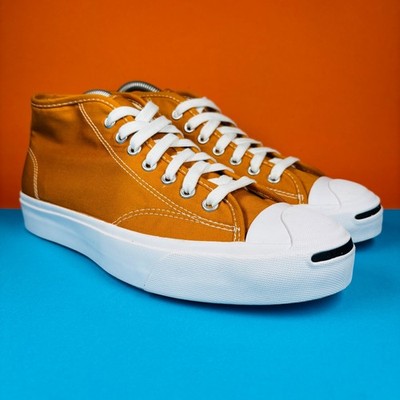 Converse Jack Purcell Mid Sneaker - UK7 - Saffron Orange - Top Zustand