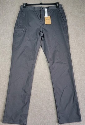 J CREW 770 Straight Fit Tech Pants Stretch Men's Size 32x32 Dark Gray