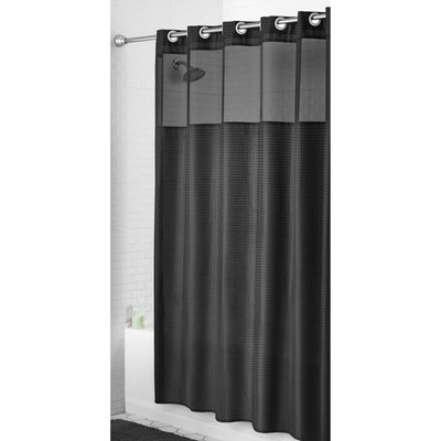 Mainstays Easy Hang Gemma Fabric Shower Curtain with Built-in Rings, 70'' x 74''