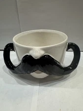 3D Handlebar Mustache Mug or  Soup Bowl by Zak! Designs from 2019