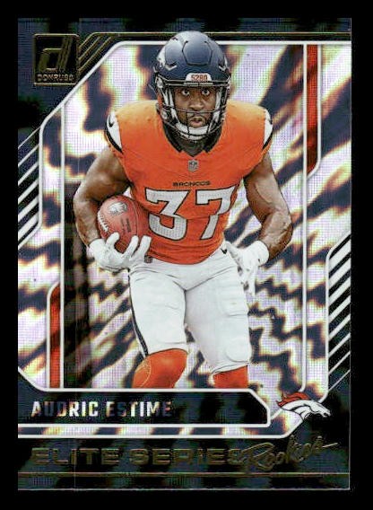 Audric Estime Panini Donruss the Elite Series Rookies #19 Base