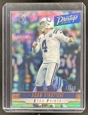 2019 Panini Prestige Adam Vinatieri Xtra Points Bronze #/25 Colts