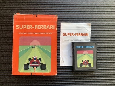 ATARI VCS 2600: SUPER-FERRARI mit Anleitung & Verpackung