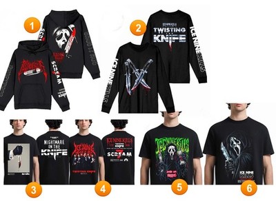 SALE! Ice Nine Kills X Ghost Face Scream 7 2026 Nightmare On The Knife Shirt