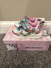 Hello Kitty By Sanrio Gym Shoes Girl Toddler Sz 7 Light-Up Sneakers NWT