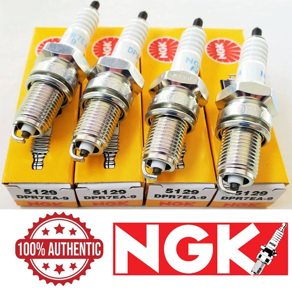 NGK DPR7EA-9 Nickel Spark Plugs 5129 Set of 4