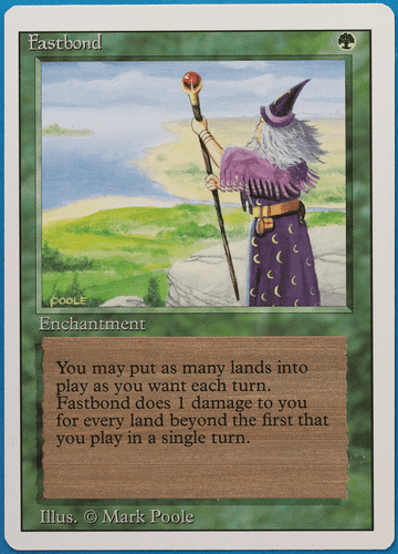 Fastbond Revised NM (Rare Reserved List MTG Magic Card) (ID# 494674) ABUGames