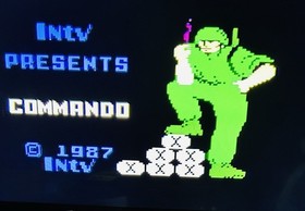 INTELLIVISION COMMANDO GAME ONLY!CLEANED & TESTED IN EXCELLENT CONDITION!
