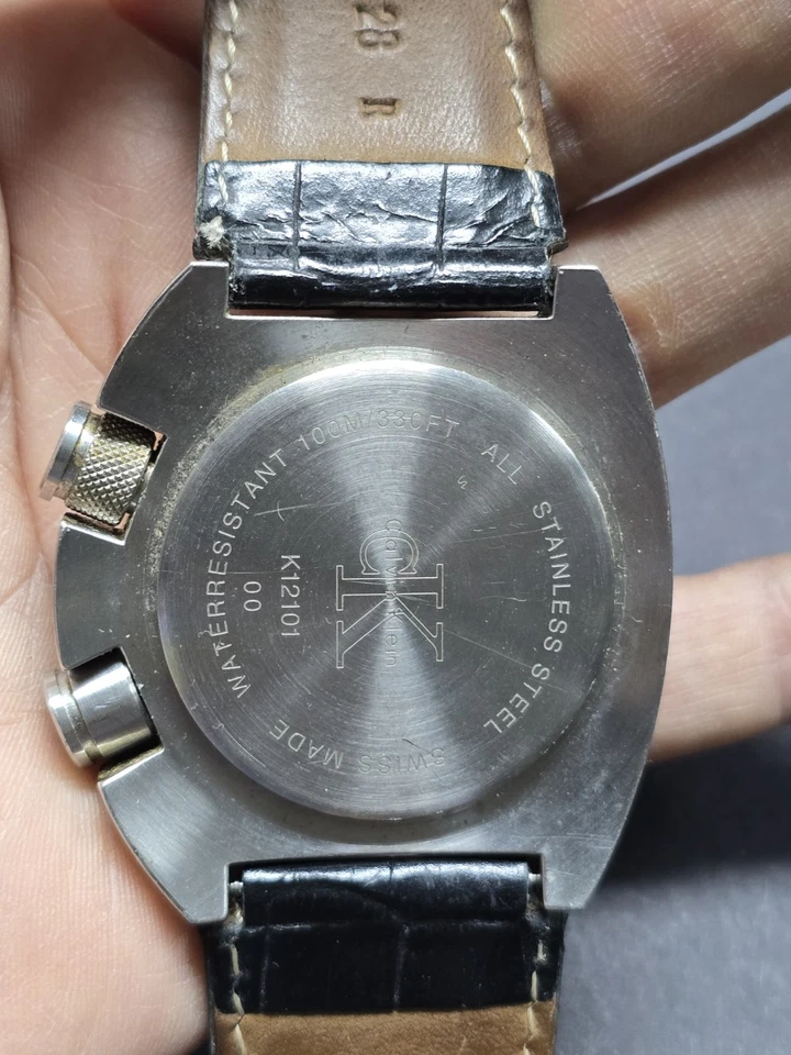 Reloj deportivo de cuarzo vintage CK Calvin Klein K12101 para conductor  Foto 4 de 4