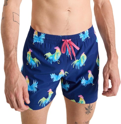 Men’s 4-Way Stretch Swim Trunks Quick Dry Beach Shorts 5.5″ Inseam Mesh Liner - Picture 8 of 37