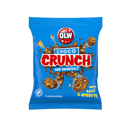OLW Choco Crunch mit Umami-Salz, 100 g, schwedische Geschmackserfahrung