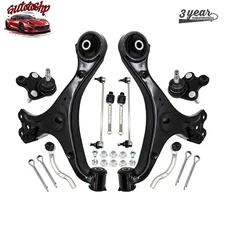 Front Lower Control Arms Sway Bars Tie Rods for 2012-2015 Honda Civic Acura ILX