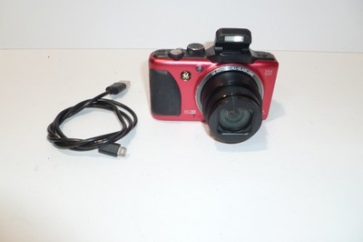 GE General Imaging G100 14.4MP 15x Full HD Digital Camera Red Tested Working