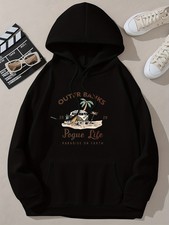 HOT-Unisex Outer Banks TV Show Inspired Hoodie - North Coast Pirate  OBX Graphi