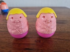VINTAGE 1970'S AIRFIX WEEBLE FAMILY OF TWO