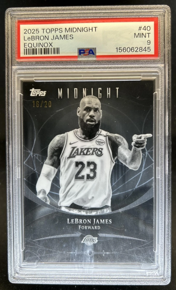 Topps LeBron James 9 Graded Basketball Sports Trading Cards
