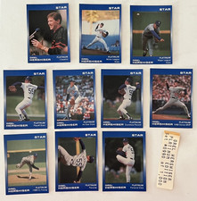 1988 STAR SET, OREL HERSHISER COMPLETE SET 10 CARDS, PLATINUM */1000 121825A