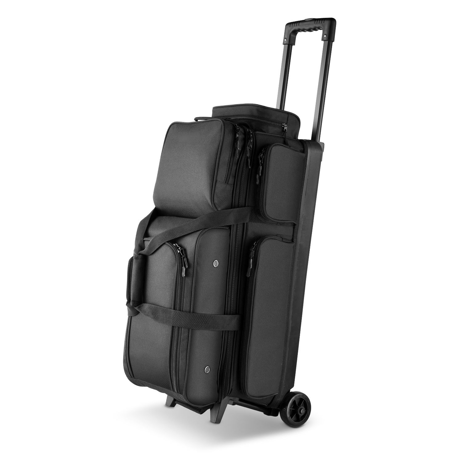 Uimoso Bowling Bag with Wheels, 3-Ball Capacity, Shoe Storage Included