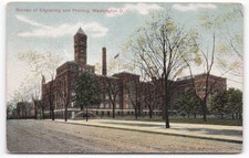 Bureau of Engraving & Printing Washington DC Vintage Postcard Germany c1910